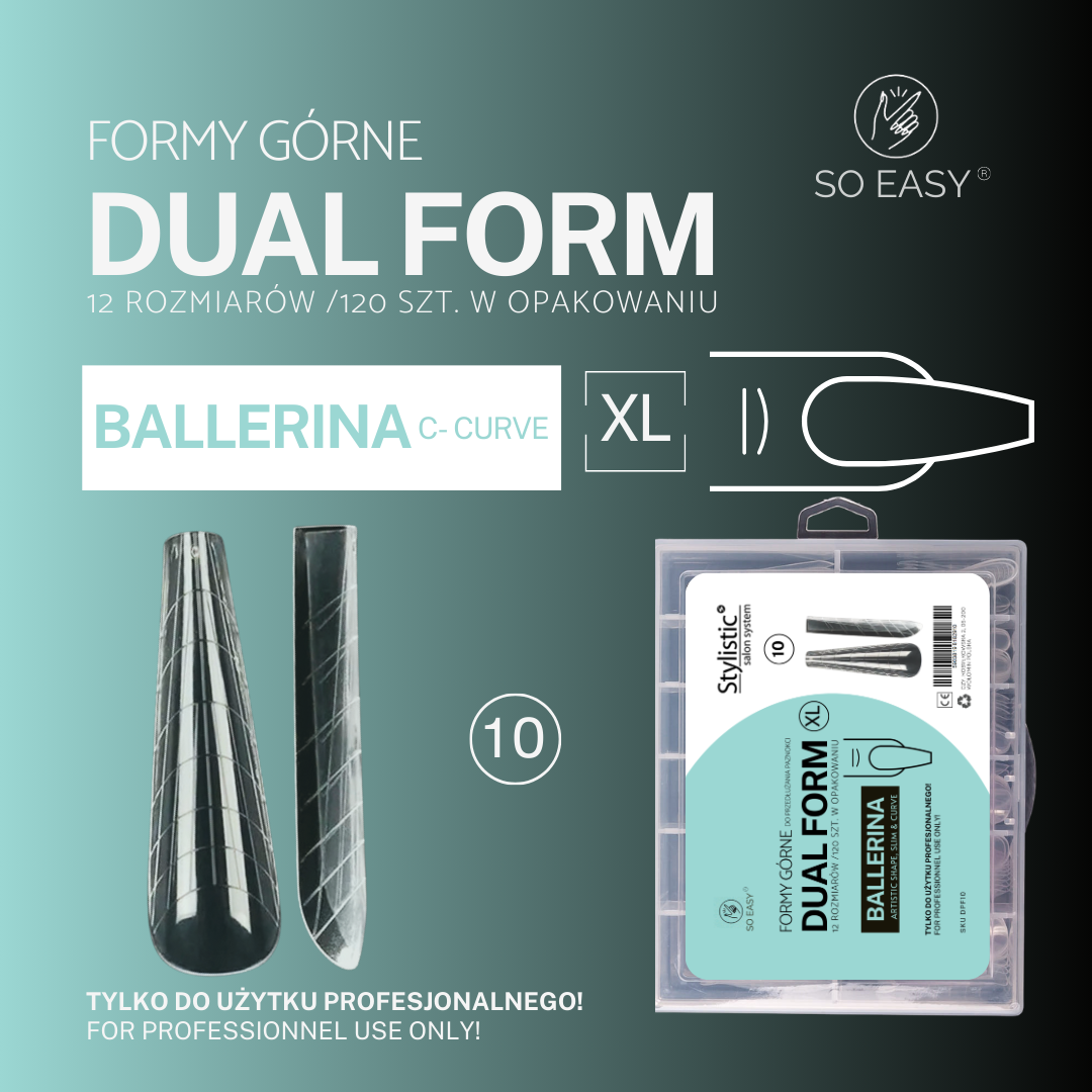 STYLISTIC DUAL FORM BALLERINA C-CURVE- XL 10