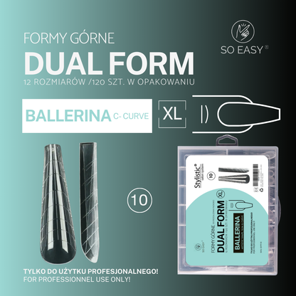 STYLISTIC DUAL FORM BALLERINA C-CURVE- XL 10