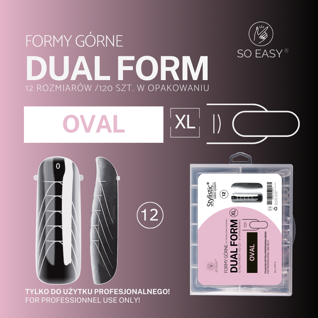 STYLISTIC DUAL FORM  OVAL XL 12