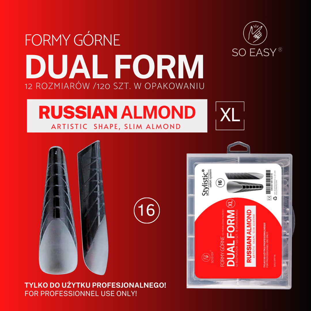 STYLISTIC DUAL FORM RUSSIAN ALMOND XL 16