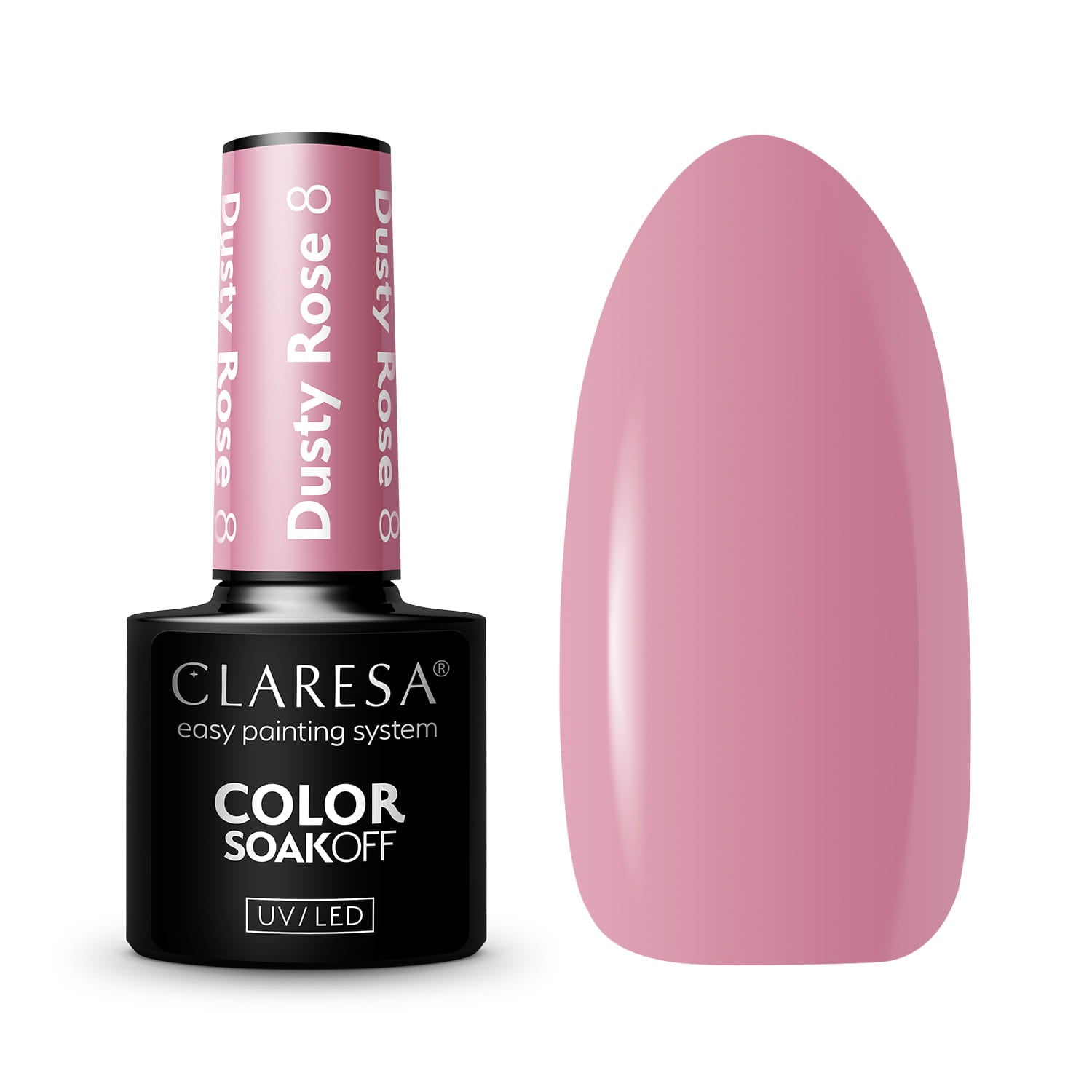 Claresa Vernis Hybride Dusty Rose 8 - 5g