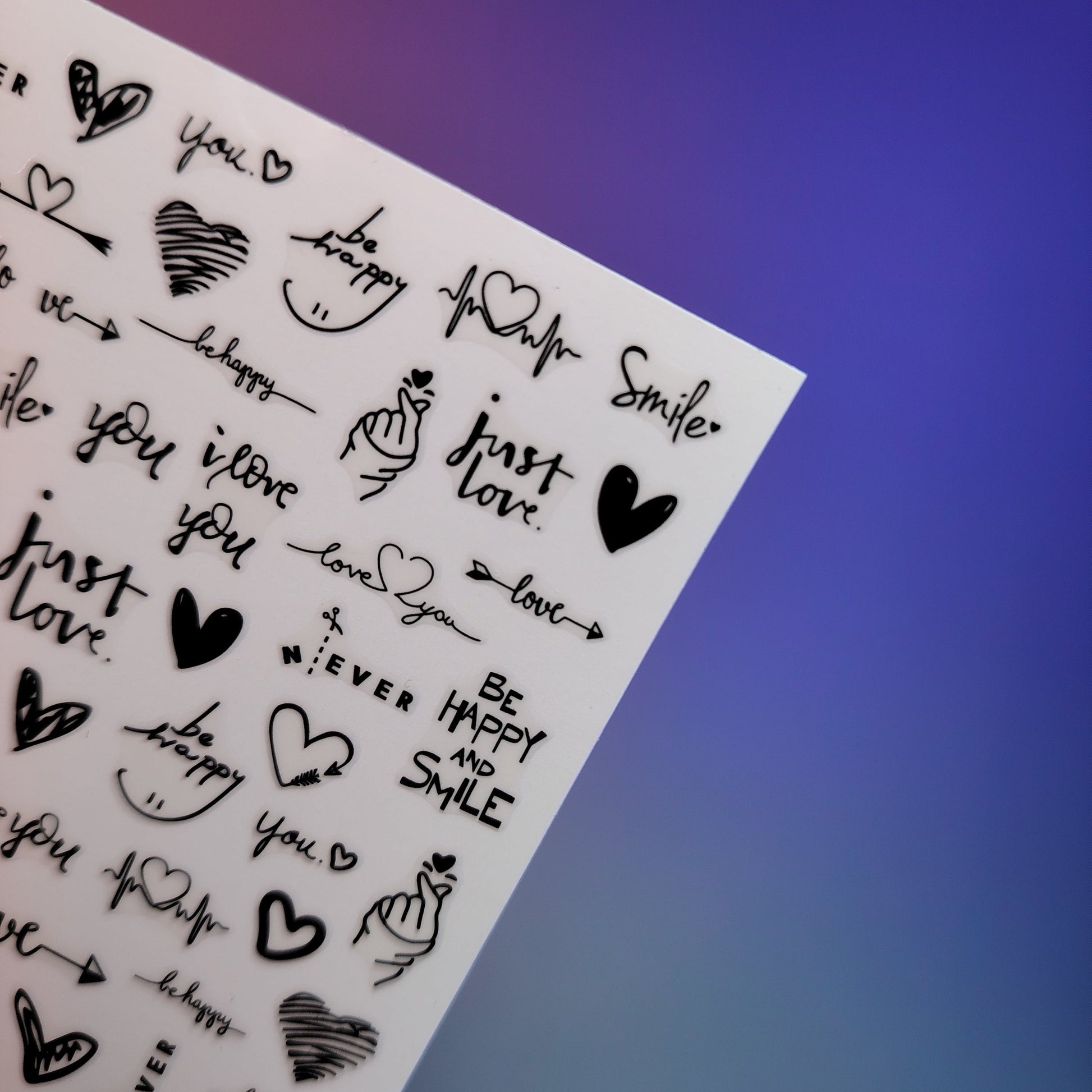 3D NAIL ART STICKER F636