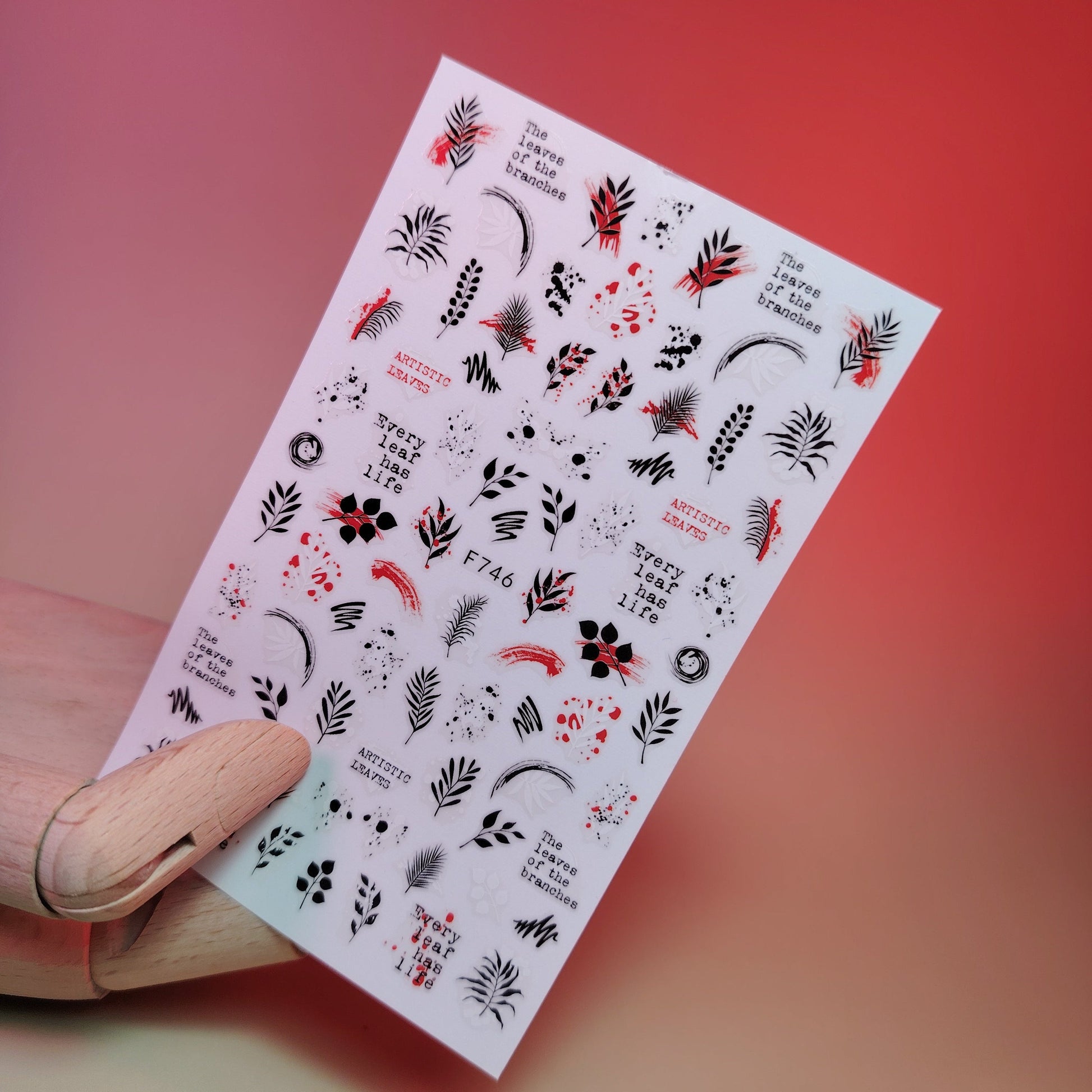NAIL STICKER F747