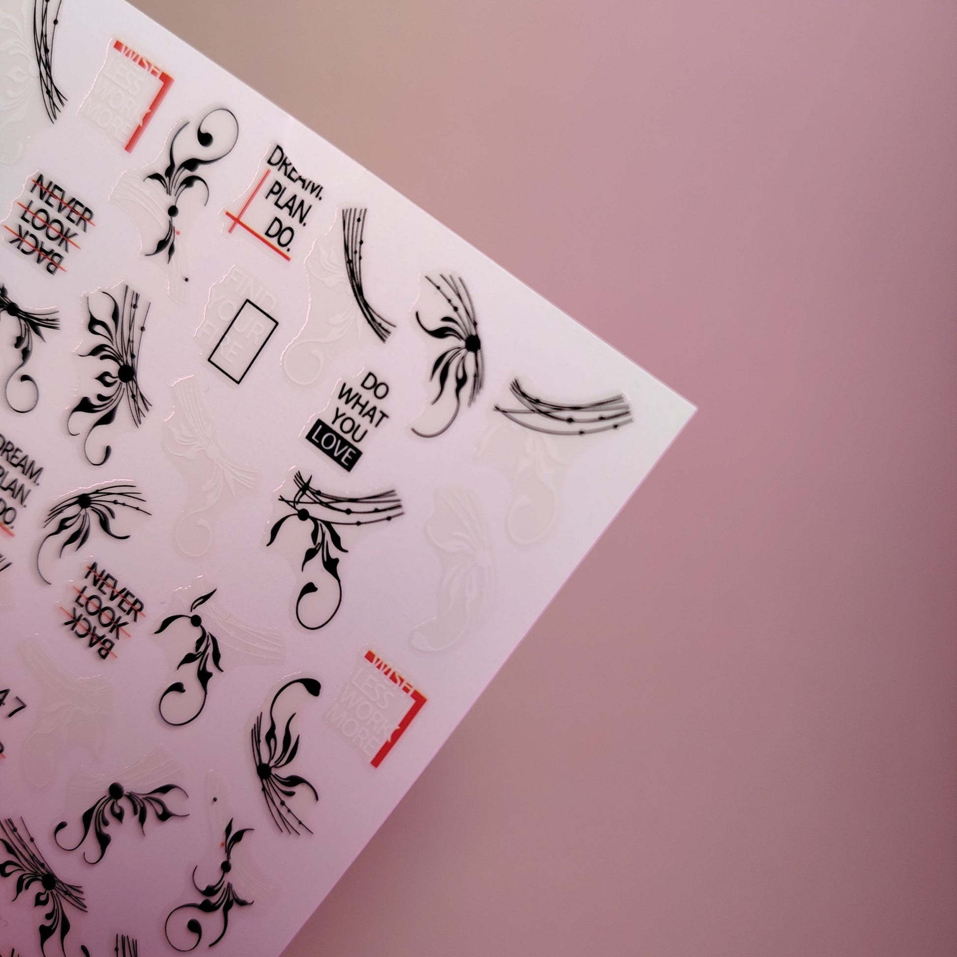 NAIL STICKER F747