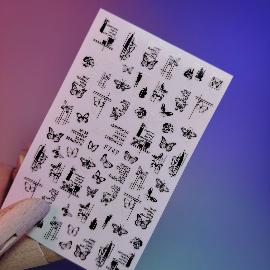 3D NAIL ART STICKER F749