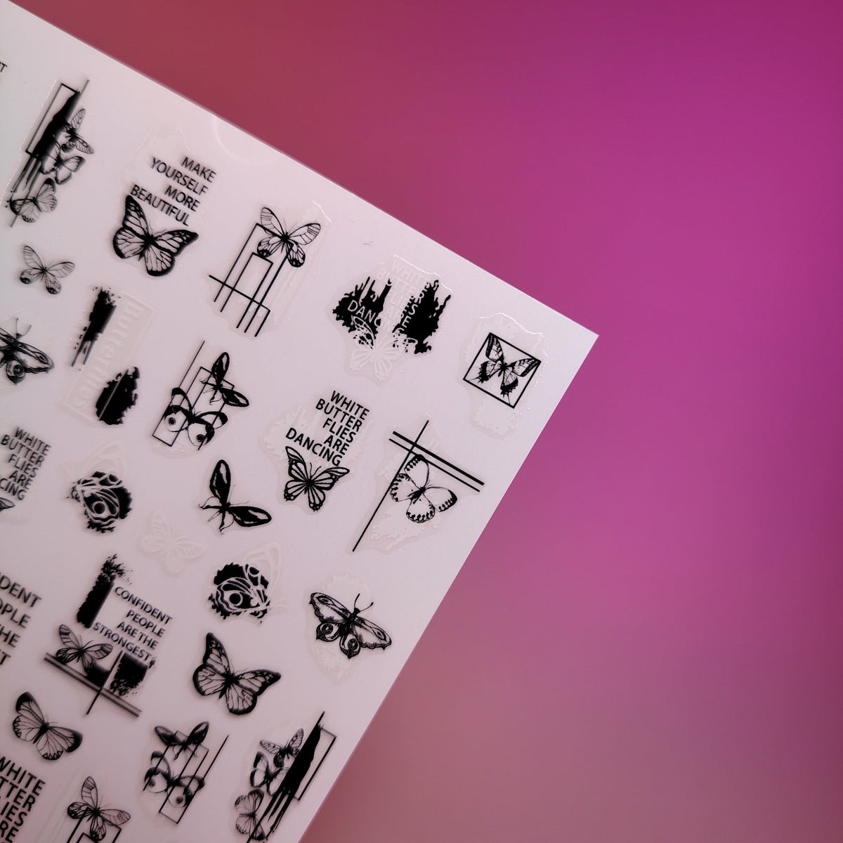 3D NAIL ART STICKER F749