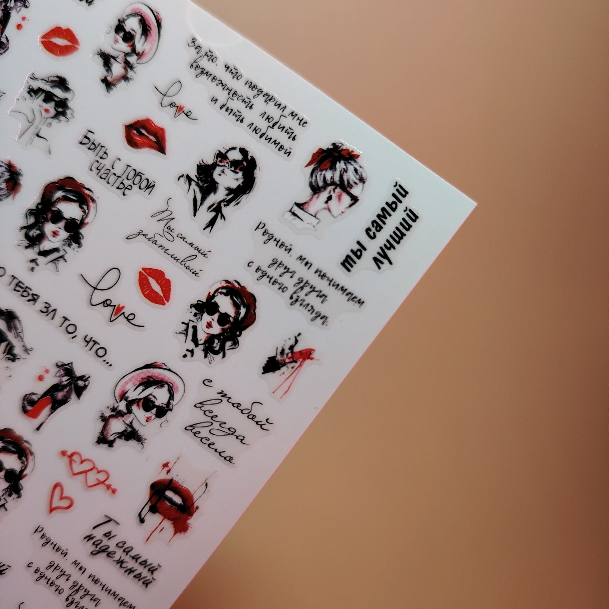 NAIL STICKER F833