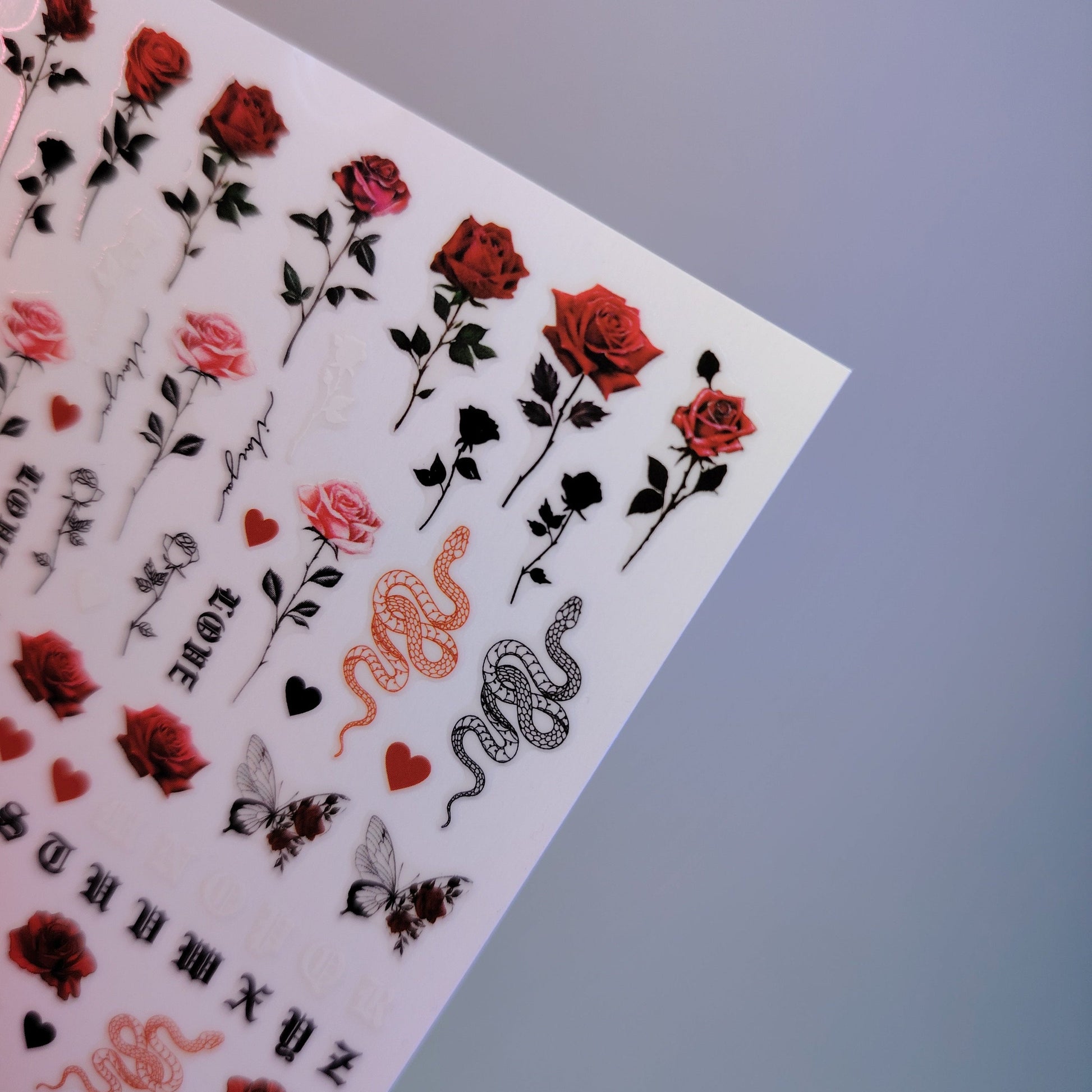 3D NAIL STICKER F854