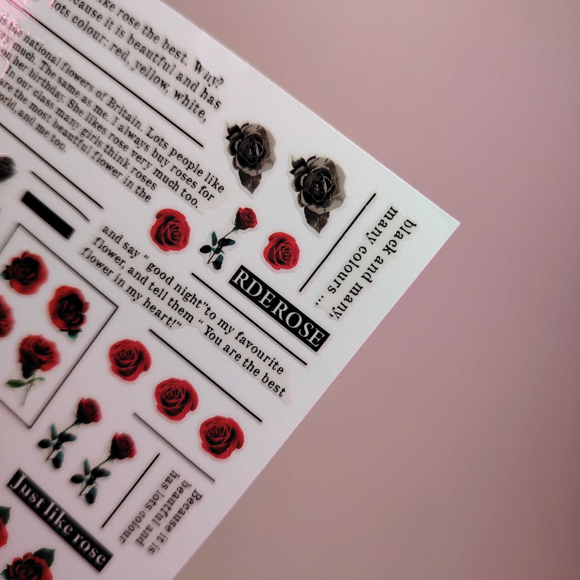 NAIL STICKER F855
