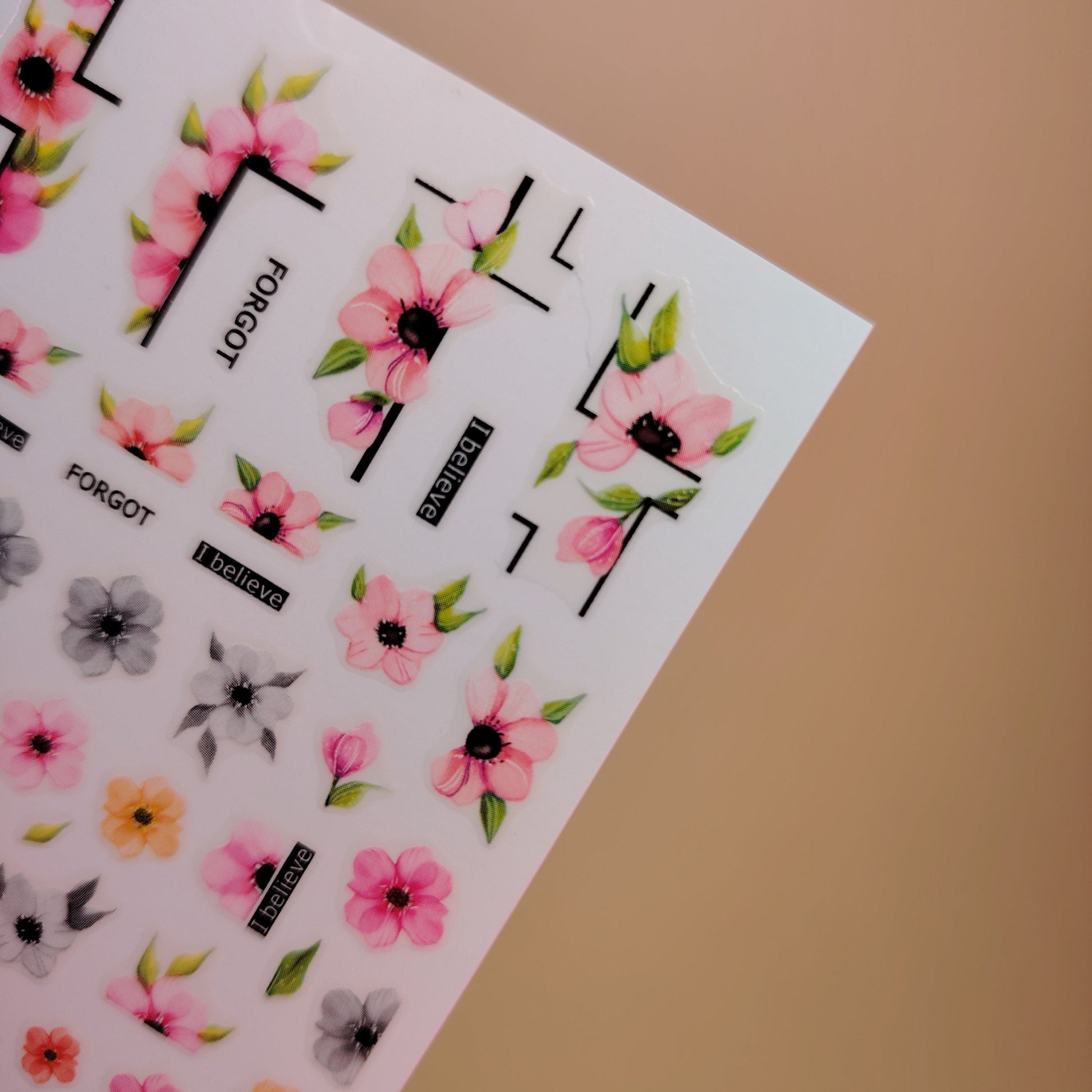 3D NAIL ART STICKER F946