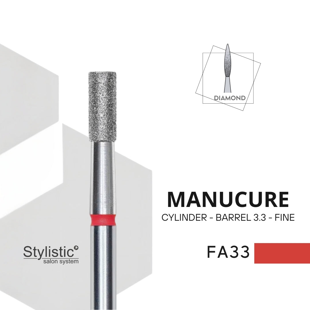 EMBOUT DIAMANT FA33 CYLINDER - BARREL 3.3 - FINE