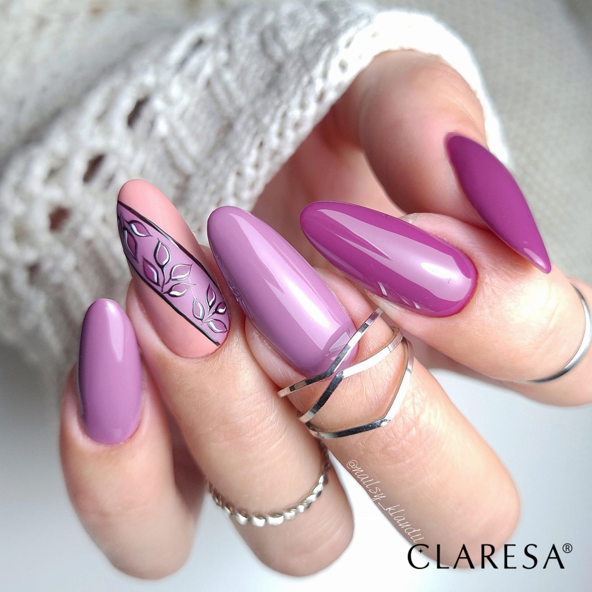 Claresa Vernis Hybride PURPLE 615 -5g