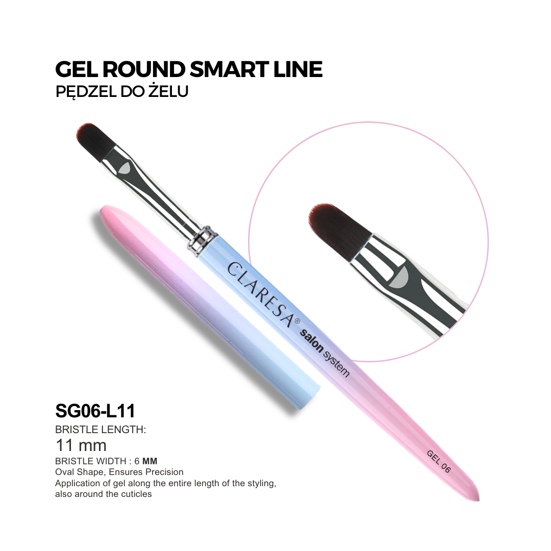 PINCEAU GEL OVAL SMART - SG06-L11