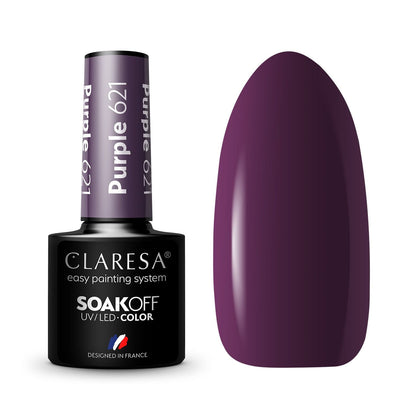 Claresa Vernis Hybride PURPLE 621 -5g