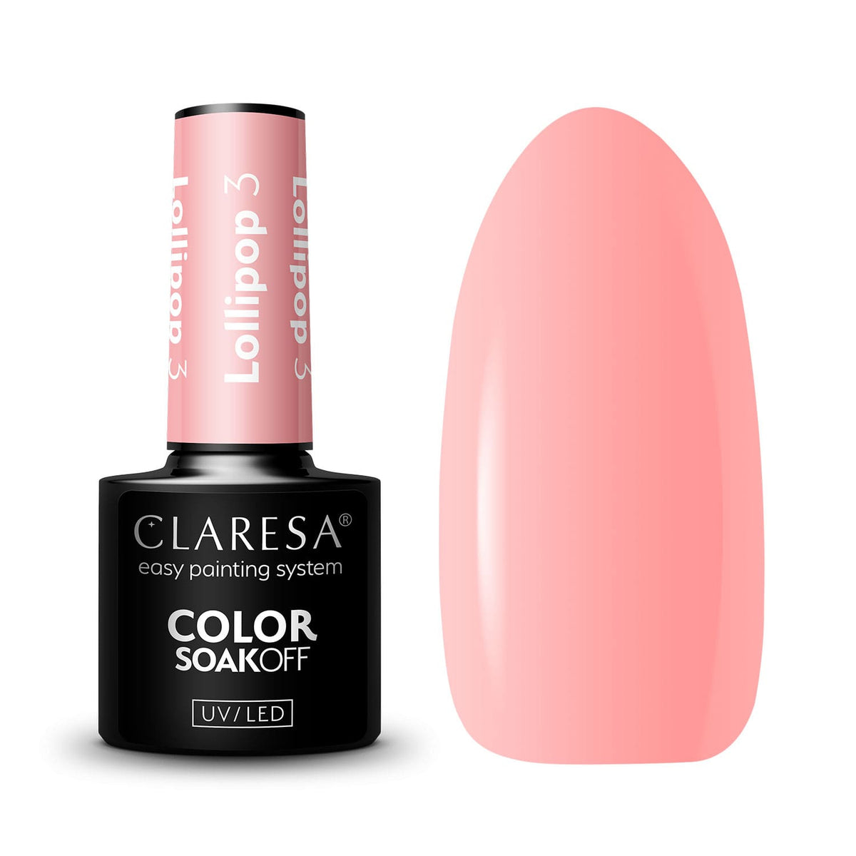 CLARESA Vernis à ongles hybride LOLLIPOP 3 -5g