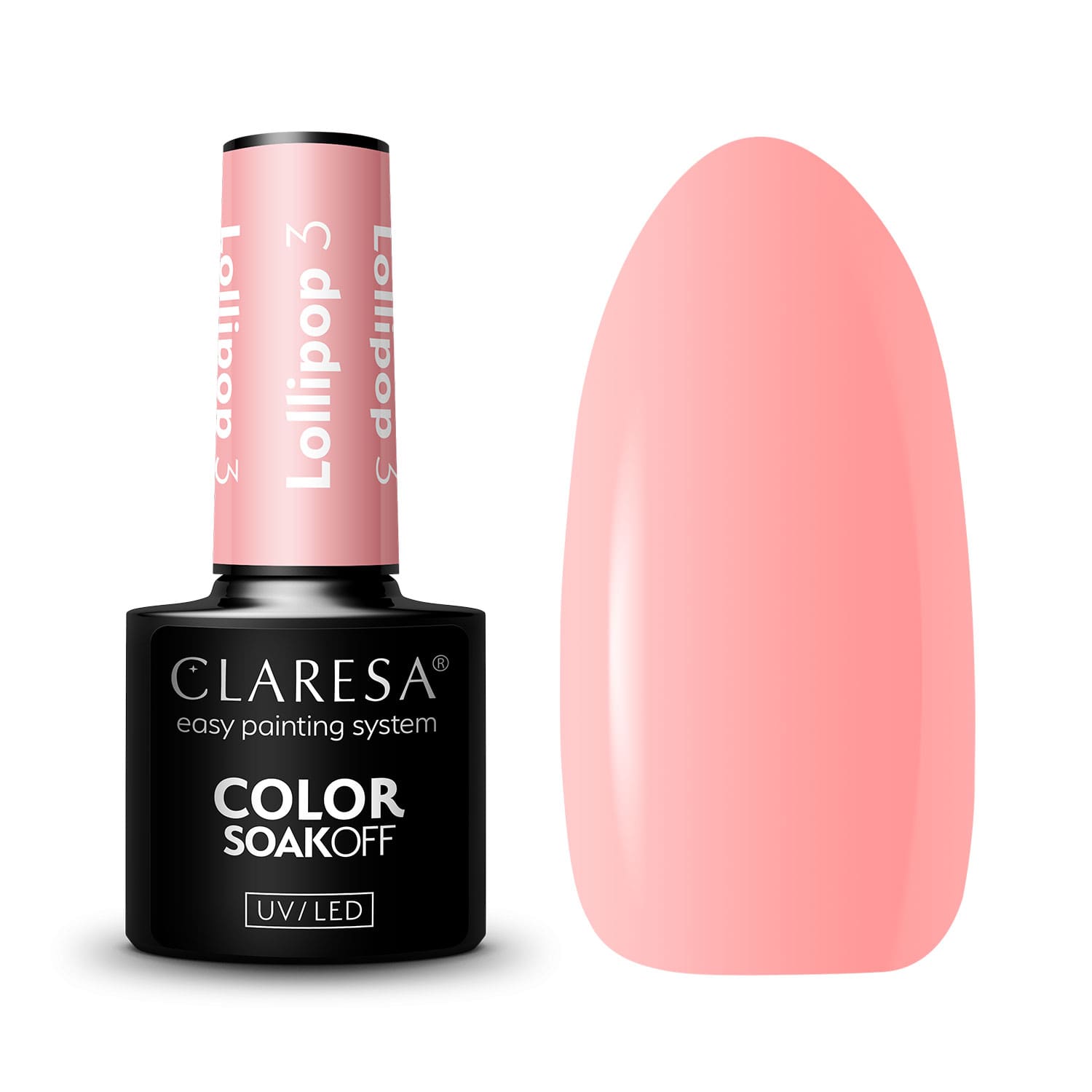 CLARESA Vernis à ongles hybride LOLLIPOP 3 -5g