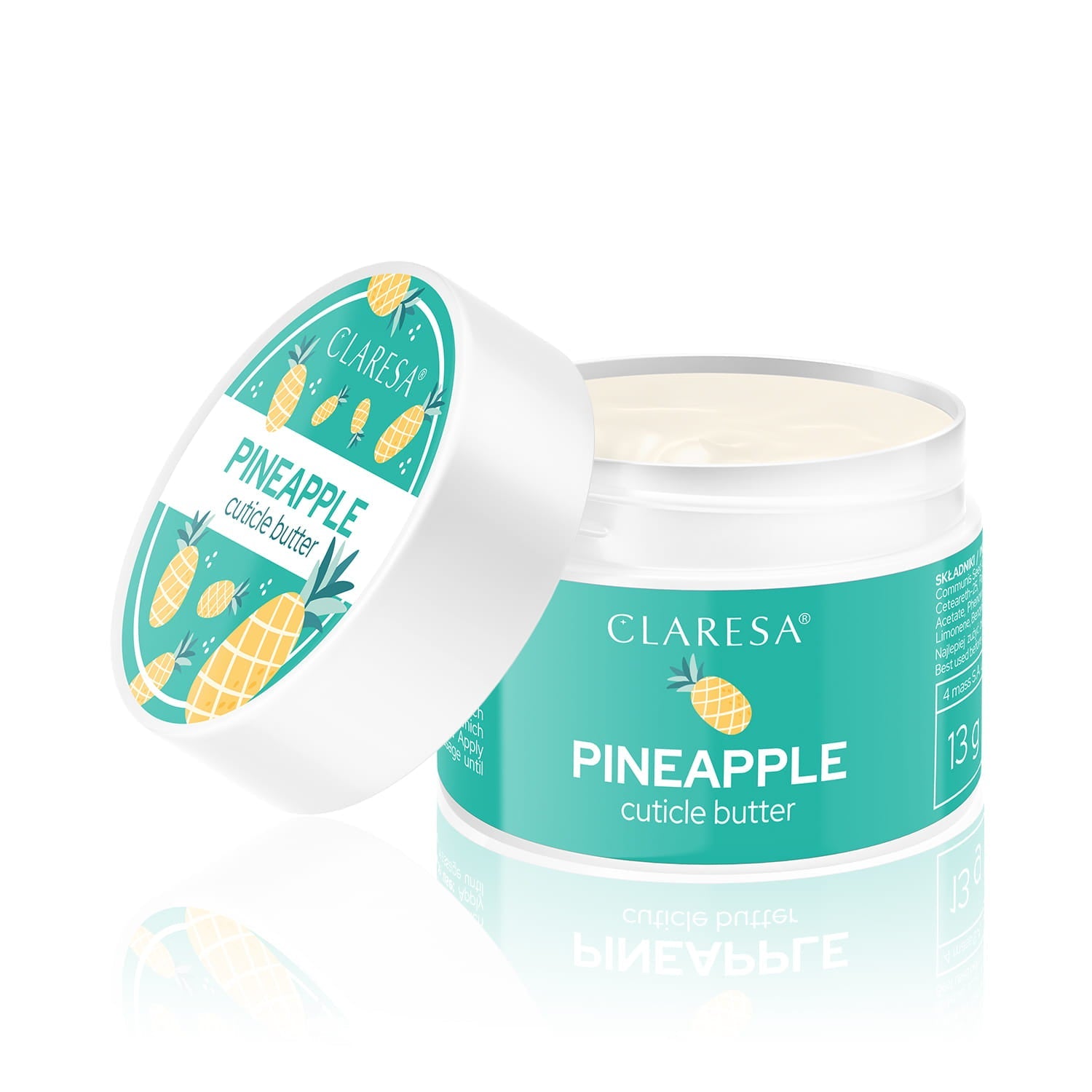 Beurre pour cuticules à l'ananas Claresa 13 g