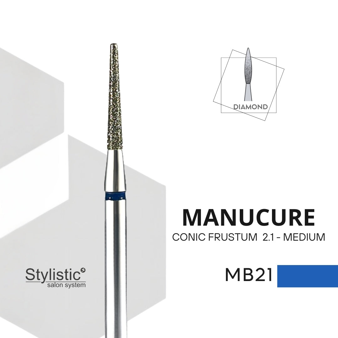 EMBOUT DIAMANT MB21 CONIC FRUSTUM  2.1 - Medium