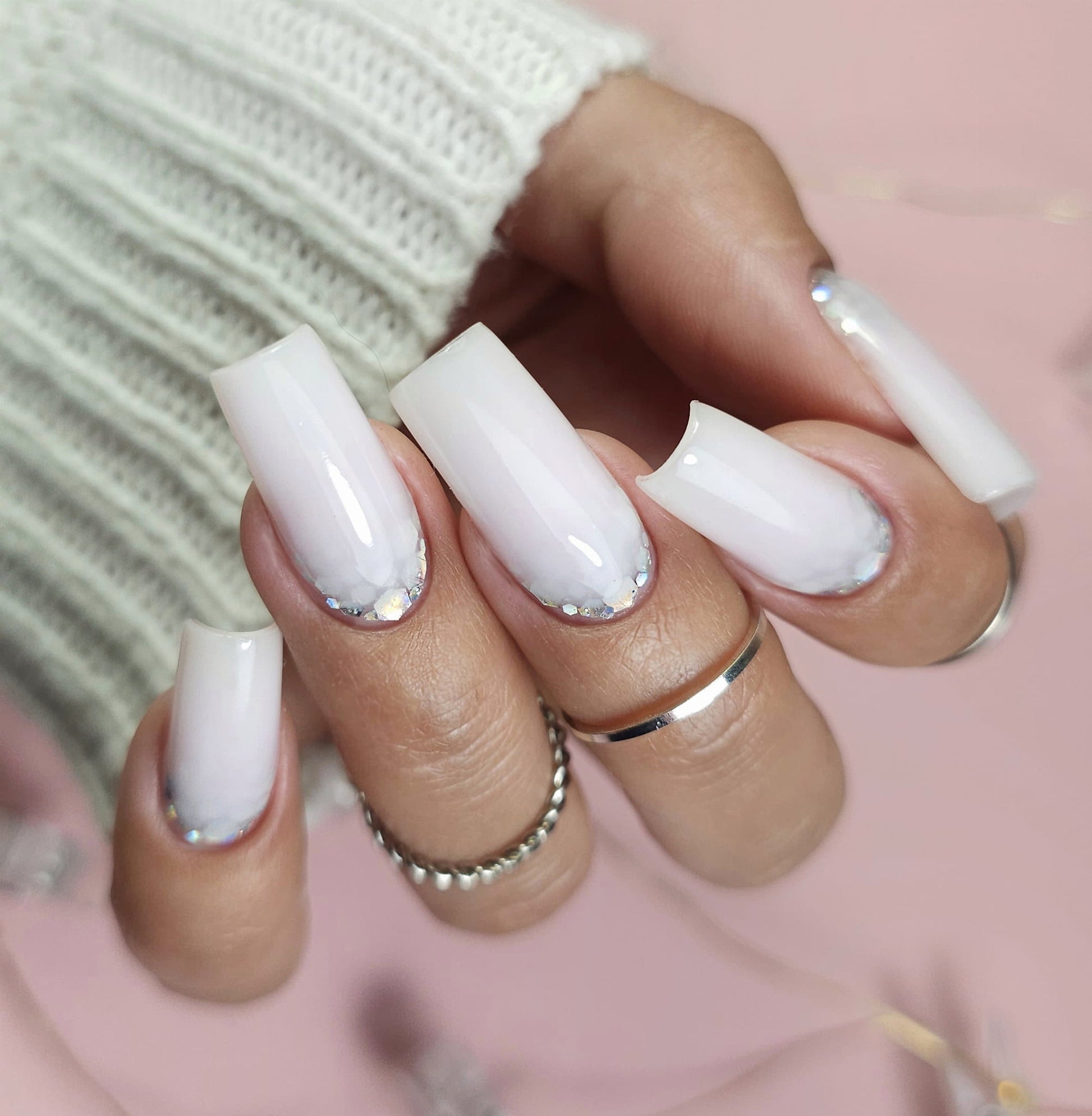 Gel nail art Claresa MEGASTAR SILVER FLICKER - 10 g