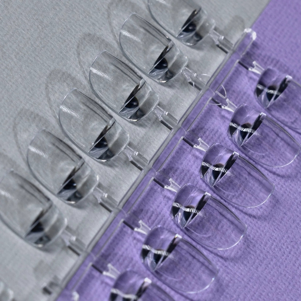 NAIL ART DISPLAY - CLEAR SOFT SQUARE 120 PCS