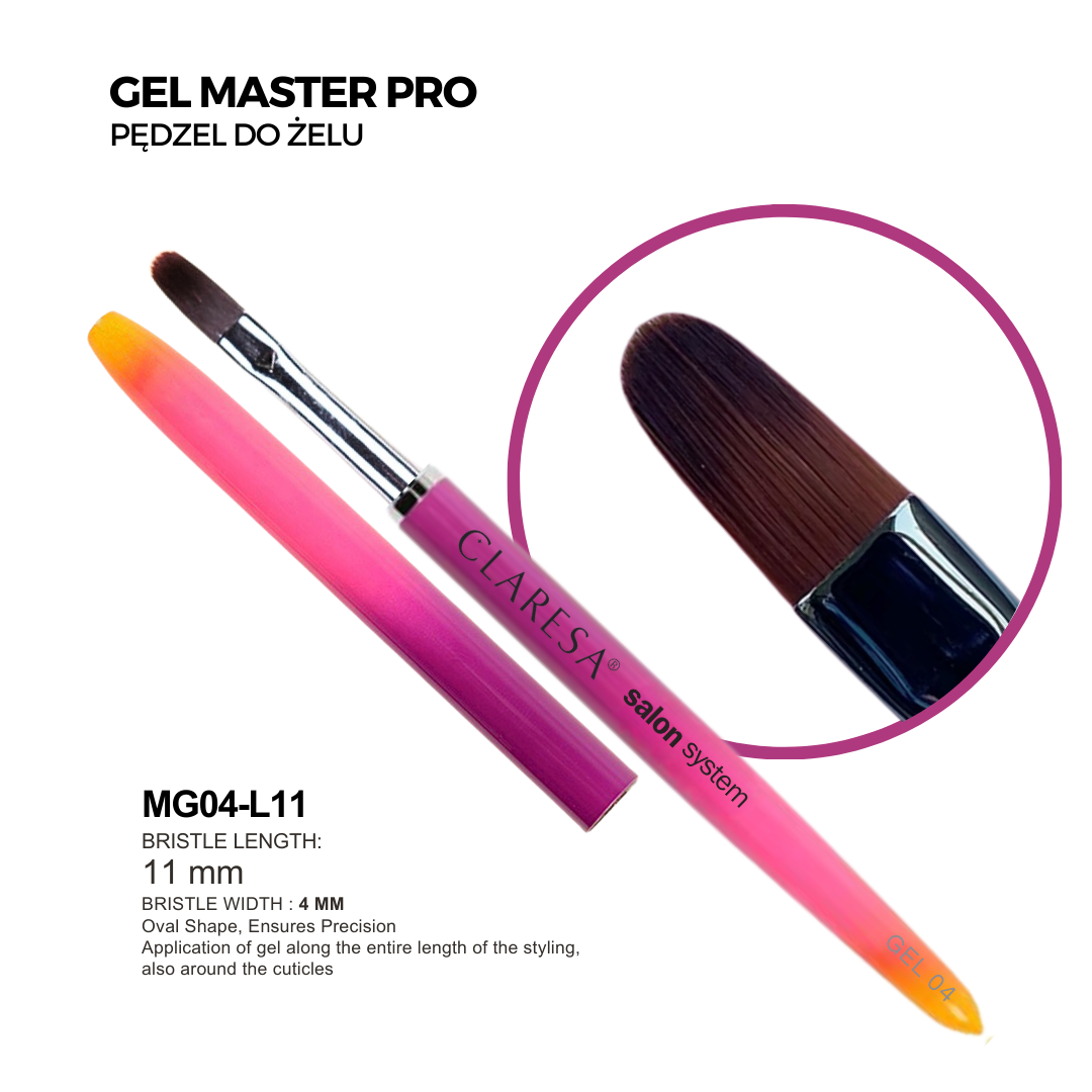 CLARESA PINCEAU MASTER PRO GEL04-L11