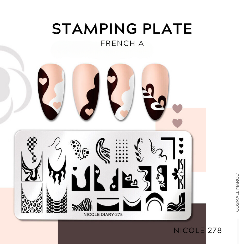 STAMPING FRENCH A - NICOLE 278