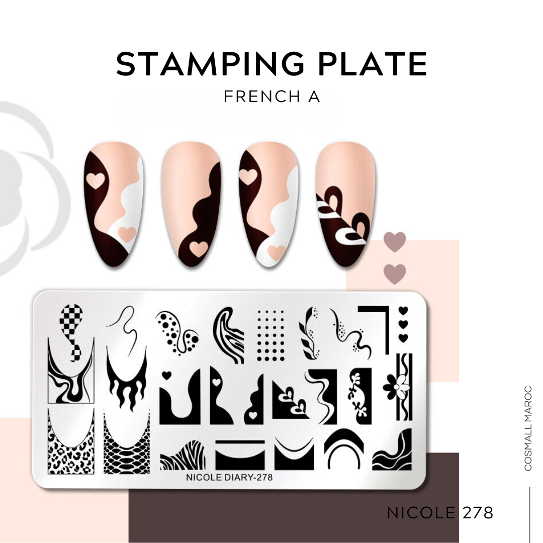 STAMPING FRENCH A - NICOLE 278