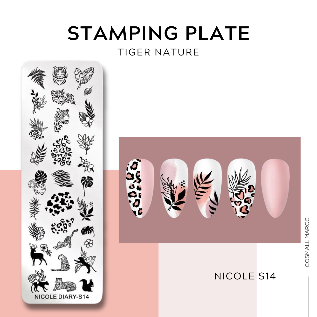 STAMPING TIGER NATURE NICOLE S14