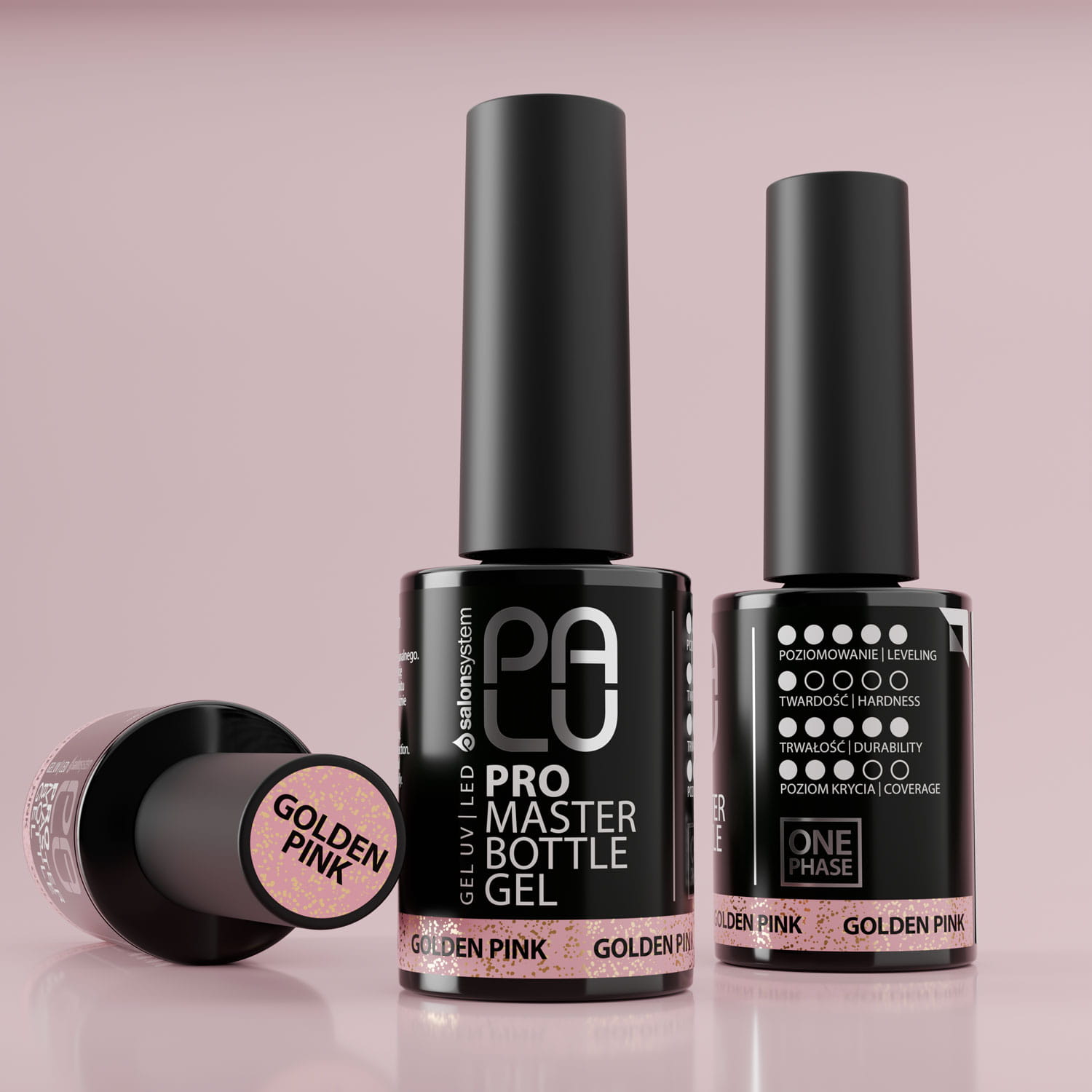 BIAB PRO MASTER BOTTLE GEL - GOLDEN PINK