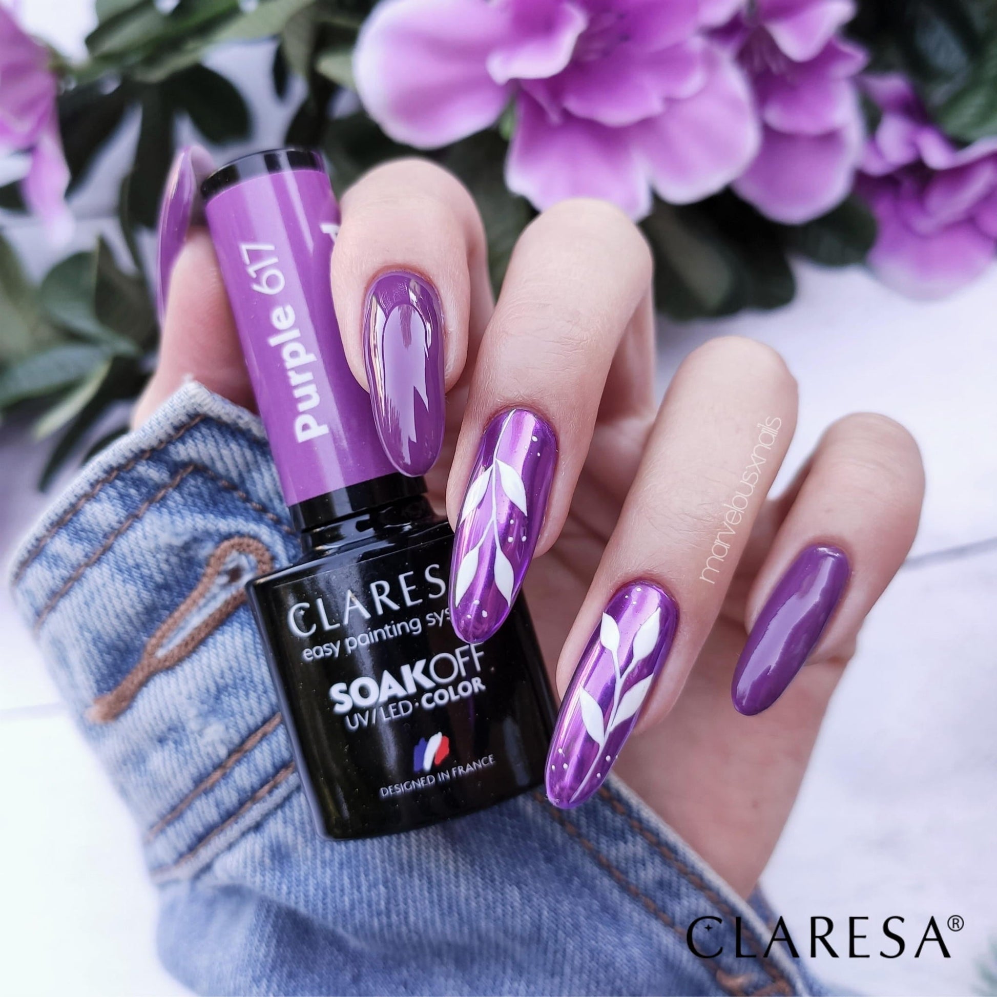 Claresa Vernis Hybride PURPLE 617 -5g