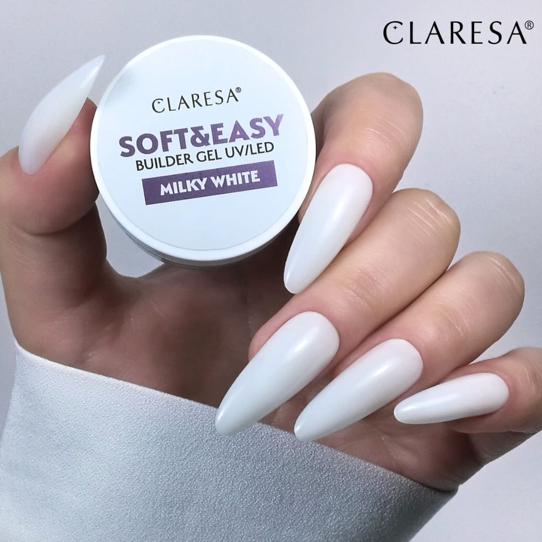 CLARESA BUILDER GEL SOFT&EASY MILKY WHITE 45 g