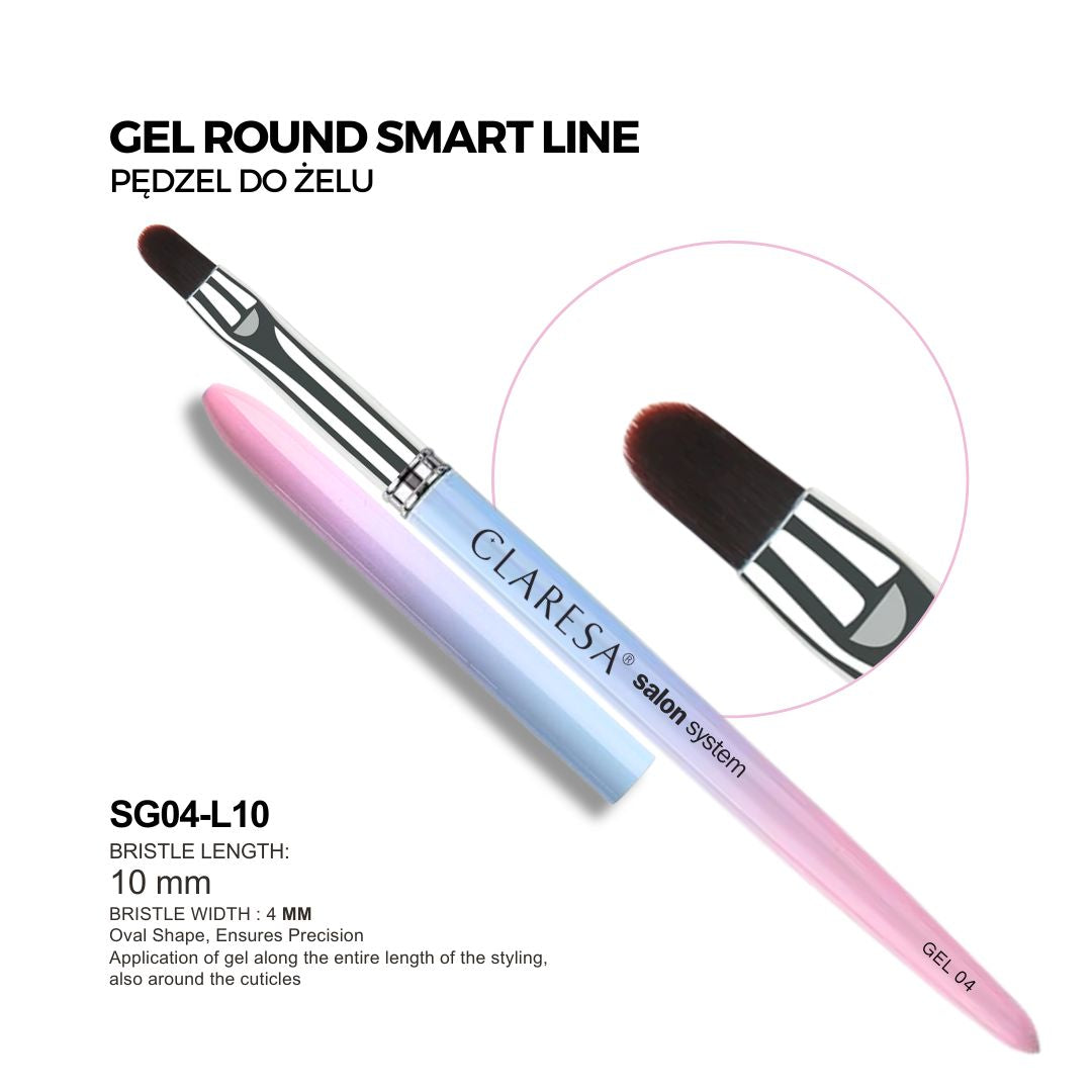 PINCEAU GEL OVAL SMART - SG04-L10