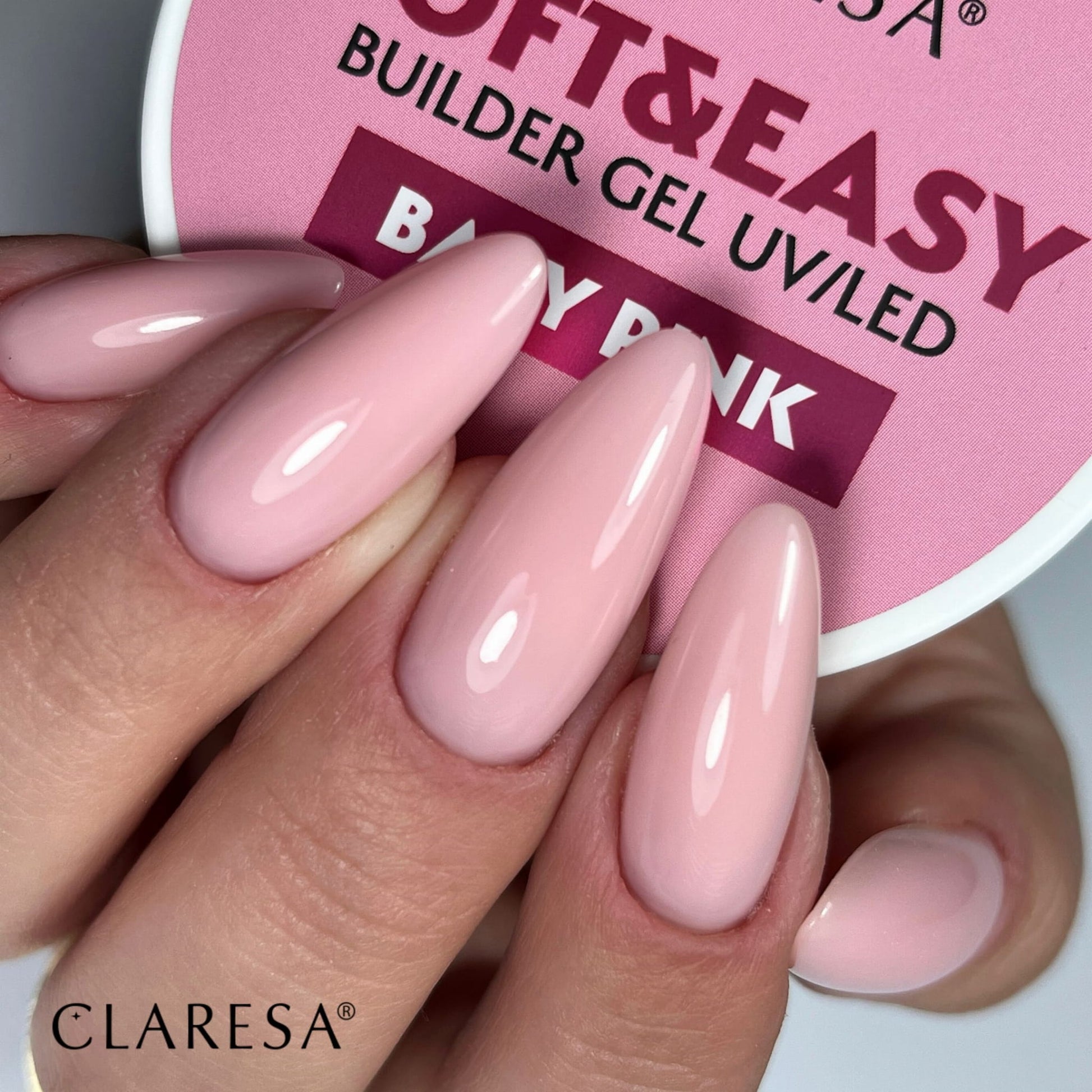 CLARESA SOFT&EASY BUILDER GEL BABY PINK 45G