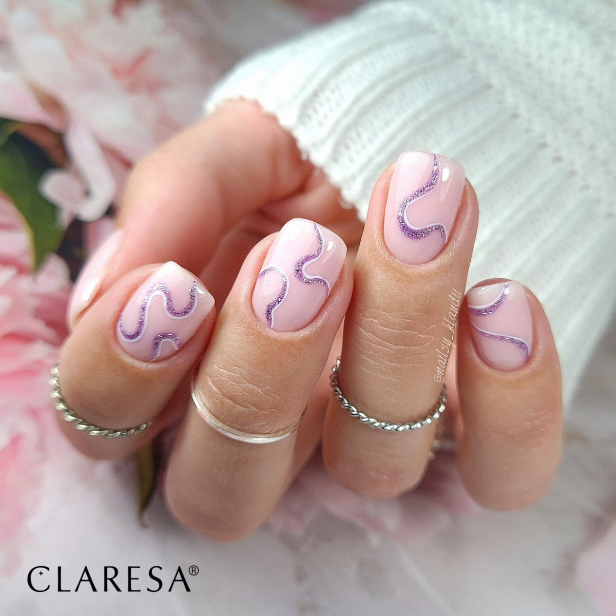 MILKY PINK CLARESA SOFT&EASY BUILDER GEL  45G