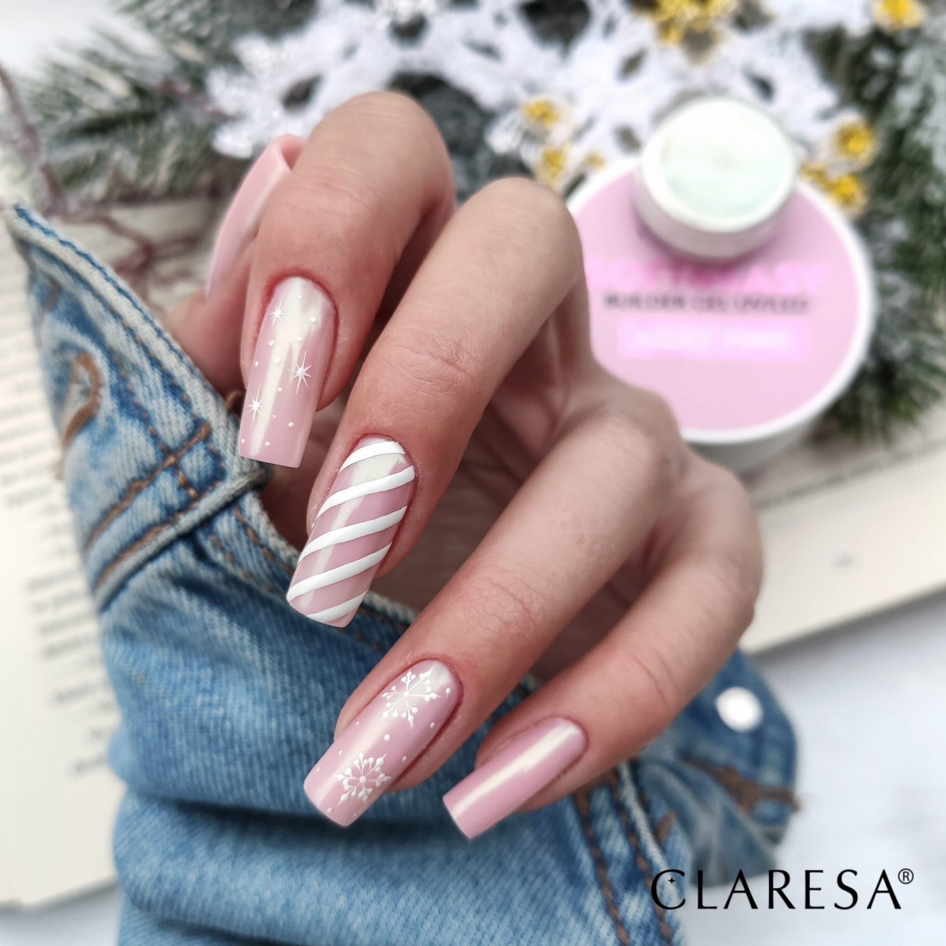 CLARESA SOFT&EASY BUILDER GEL MILKY PINK 45G