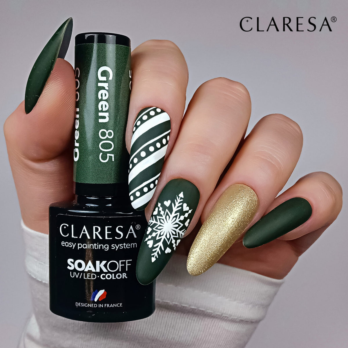 Claresa Vernis Hybride GREEN 805 -5g