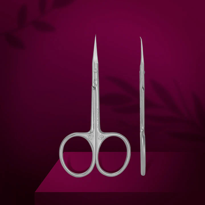 Staleks Pro Exclusive 23 Type 2 Professional Cuticle Scissors with Hook Magnolia SX-23/2m