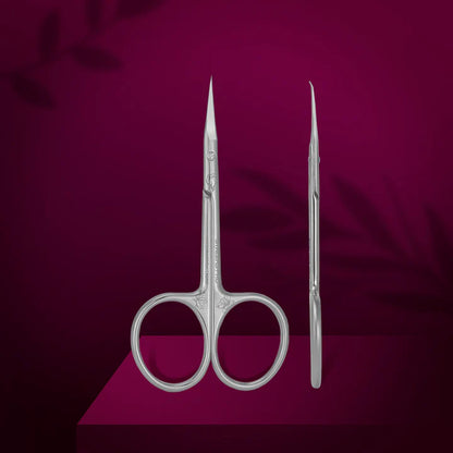 Staleks Pro Exclusive 23 Type 2 Professional Cuticle Scissors with Hook Magnolia SX-23/2m