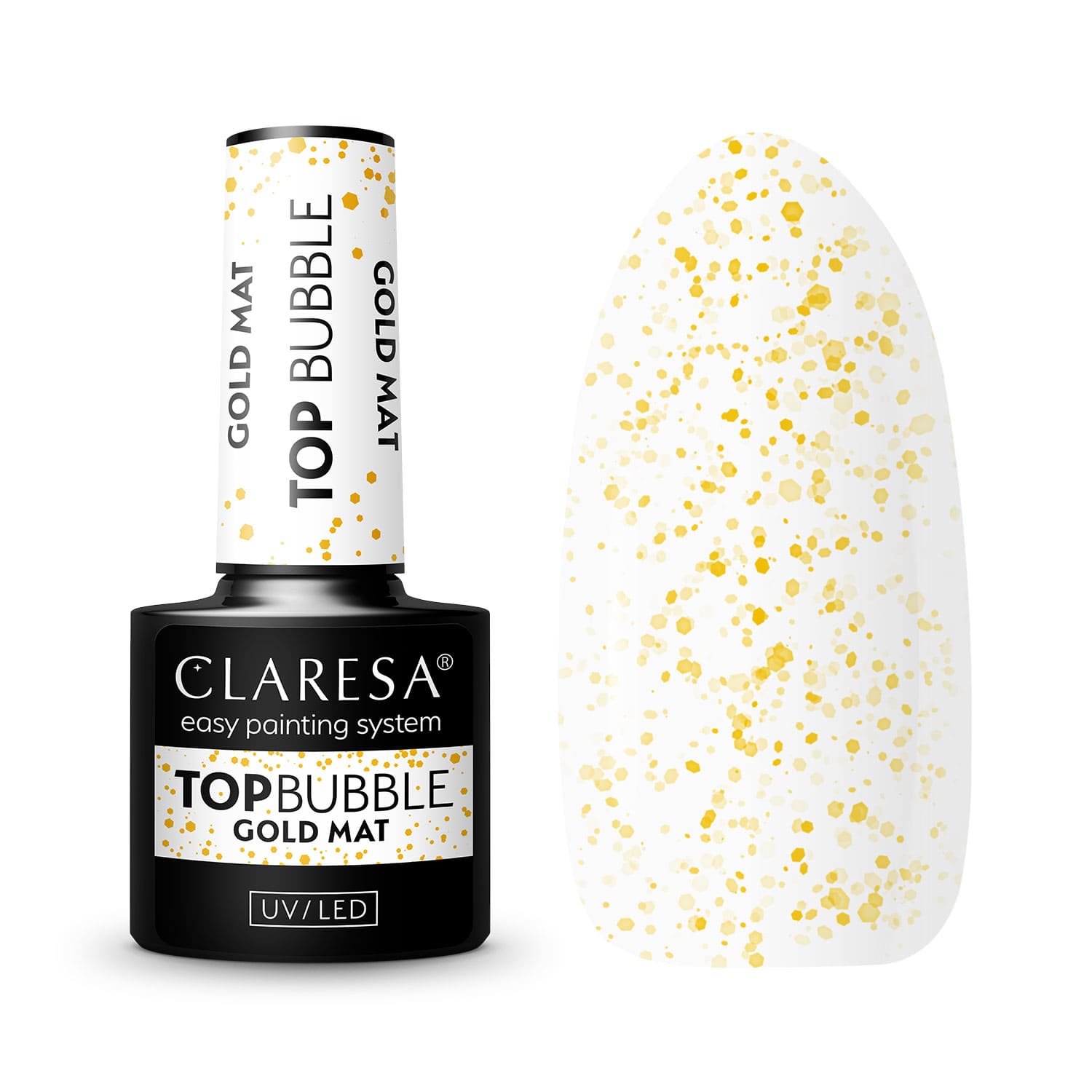 Claresa Top Bubble gold Matt No wipe -5g-L
