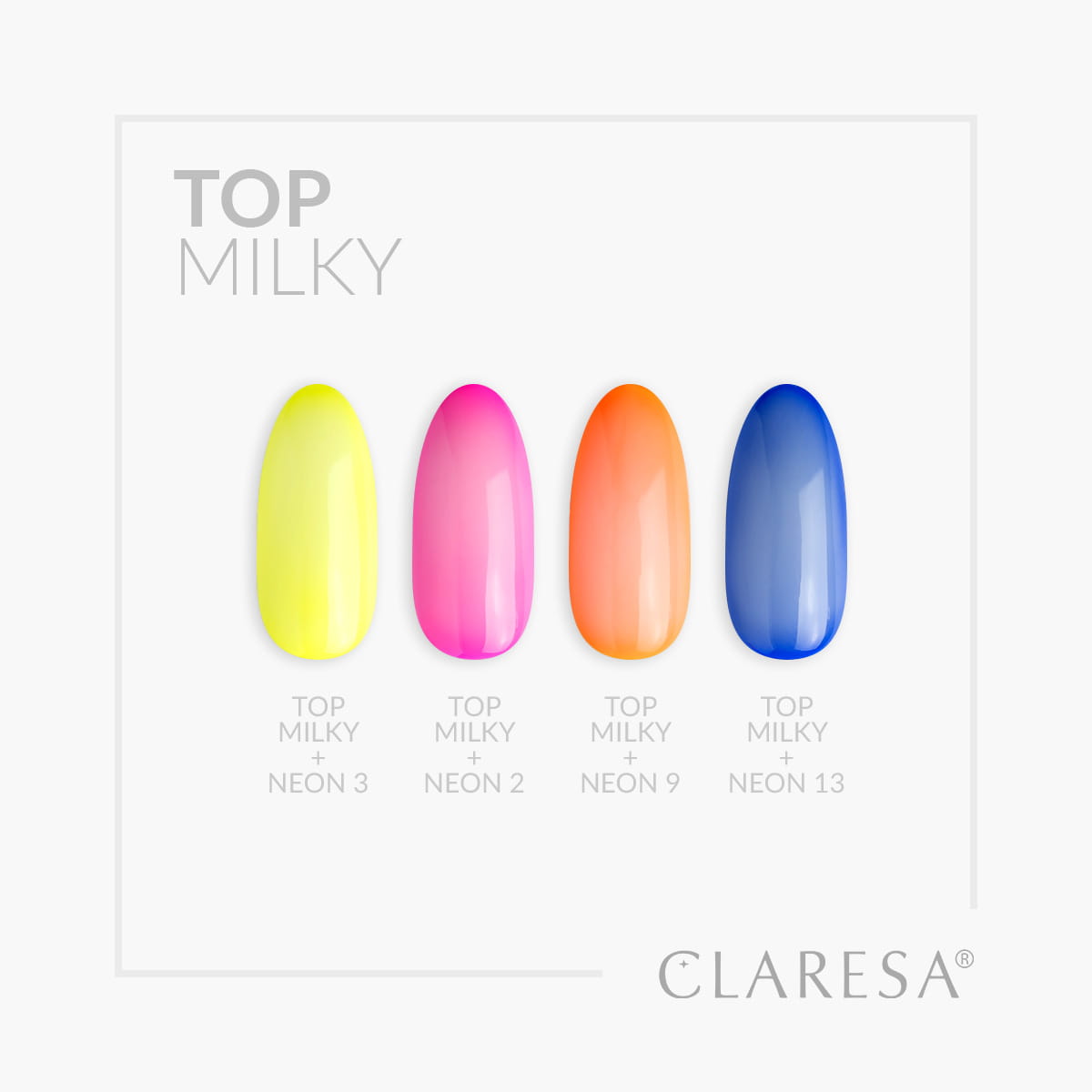 Claresa TOP COAT MILKY 5 g