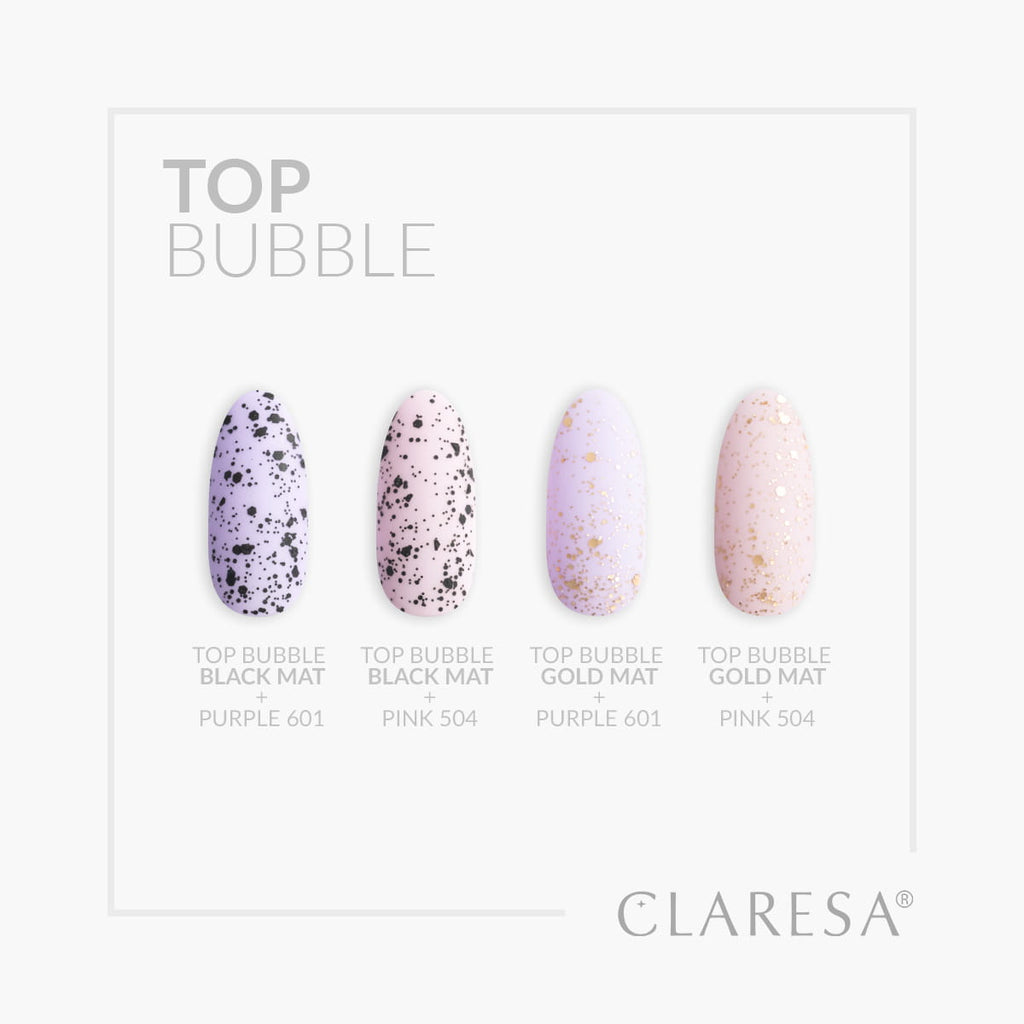 Claresa Top Bubble gold Matt No wipe -5g-L