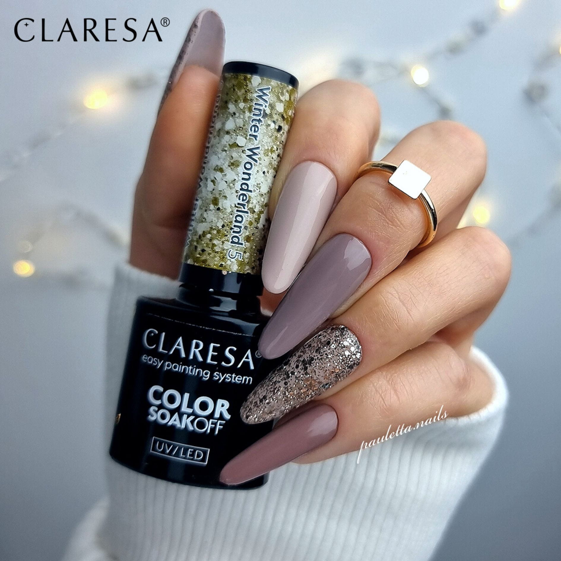 CLARESA LAKIER HYBRYDOWY WINTER WONDERLAND 5 5 g