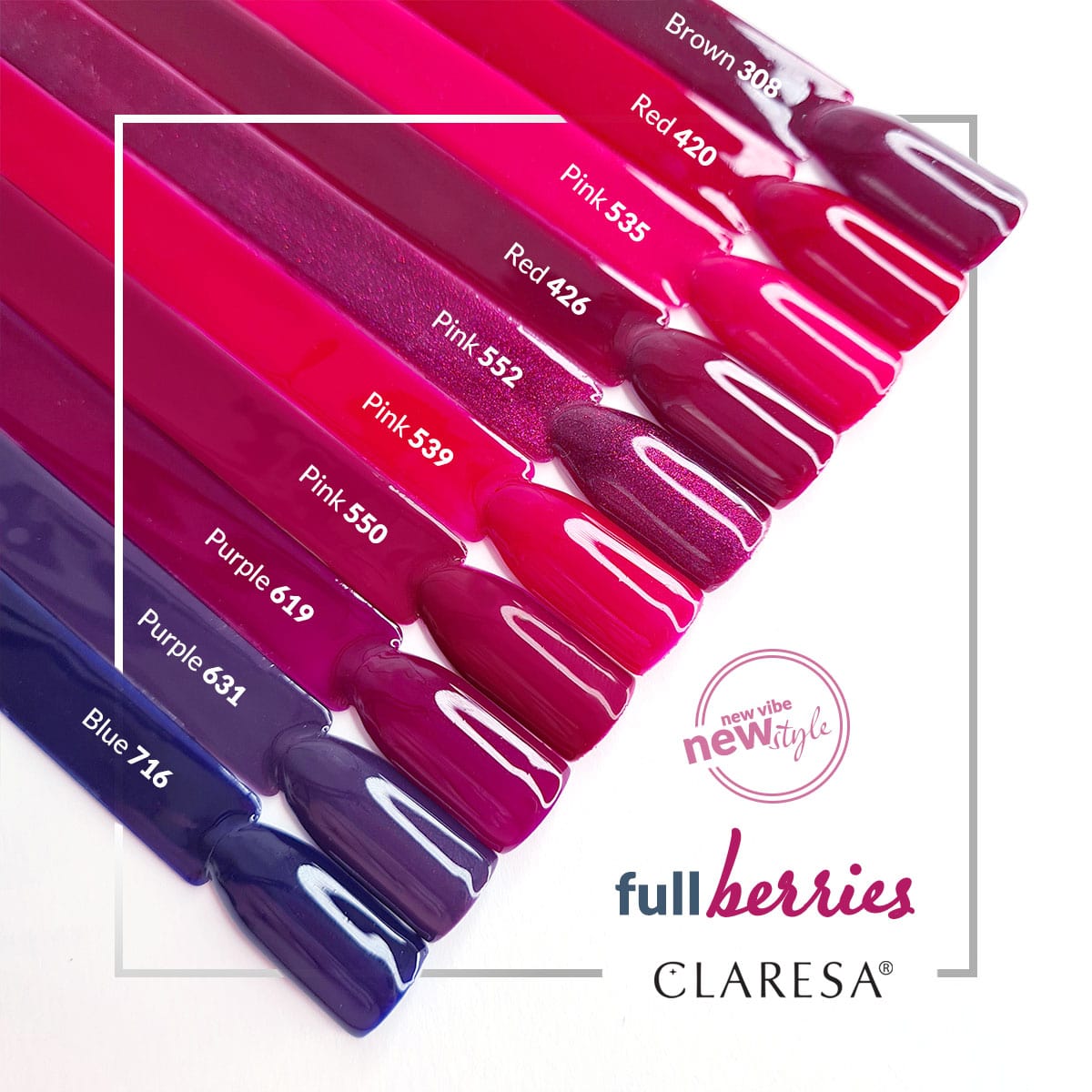 Claresa Vernis Hybride RED 420 -5g