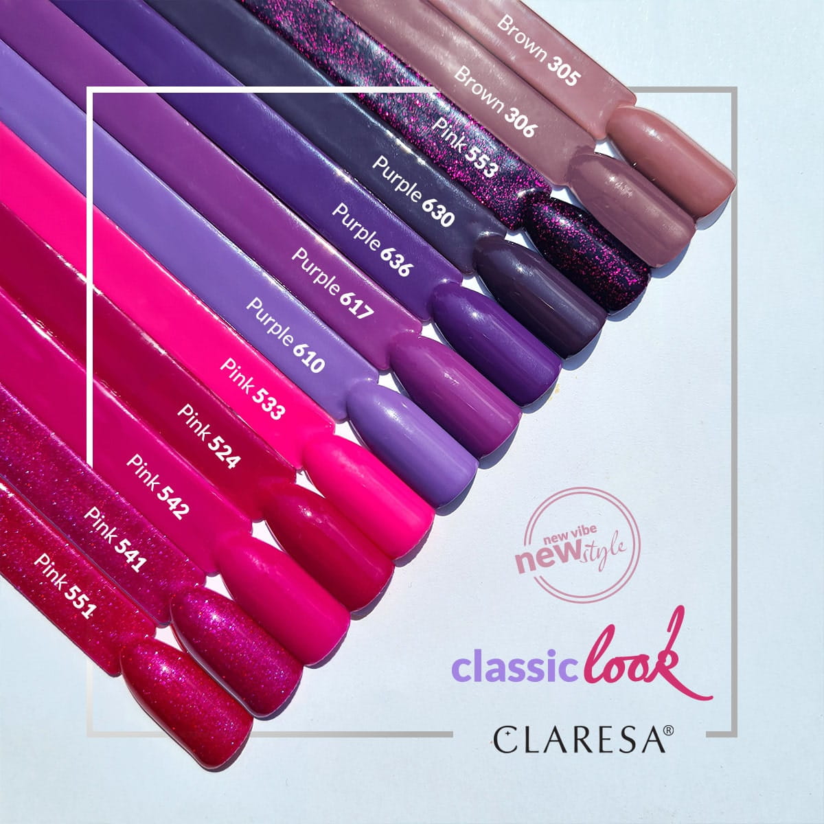 Claresa Vernis Hybride PINK 533 -5g