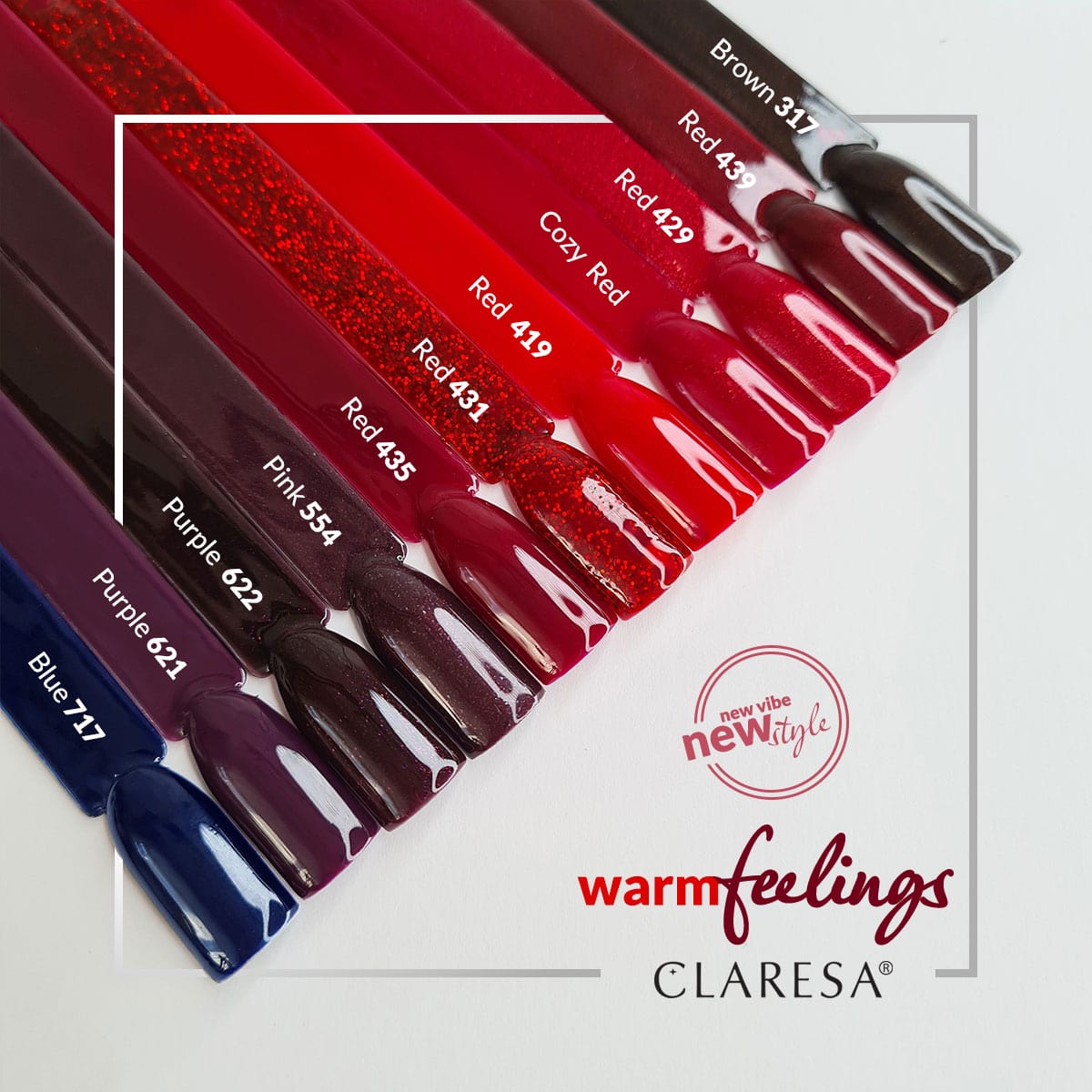 Claresa Vernis Hybride PURPLE 621 -5g