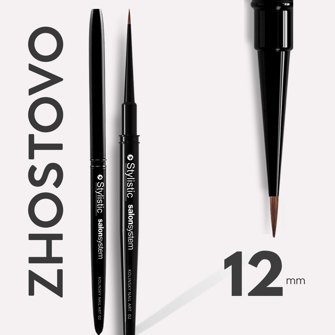 ZHOSTOVO PETAL NAIL ART PINCEAU 1.2