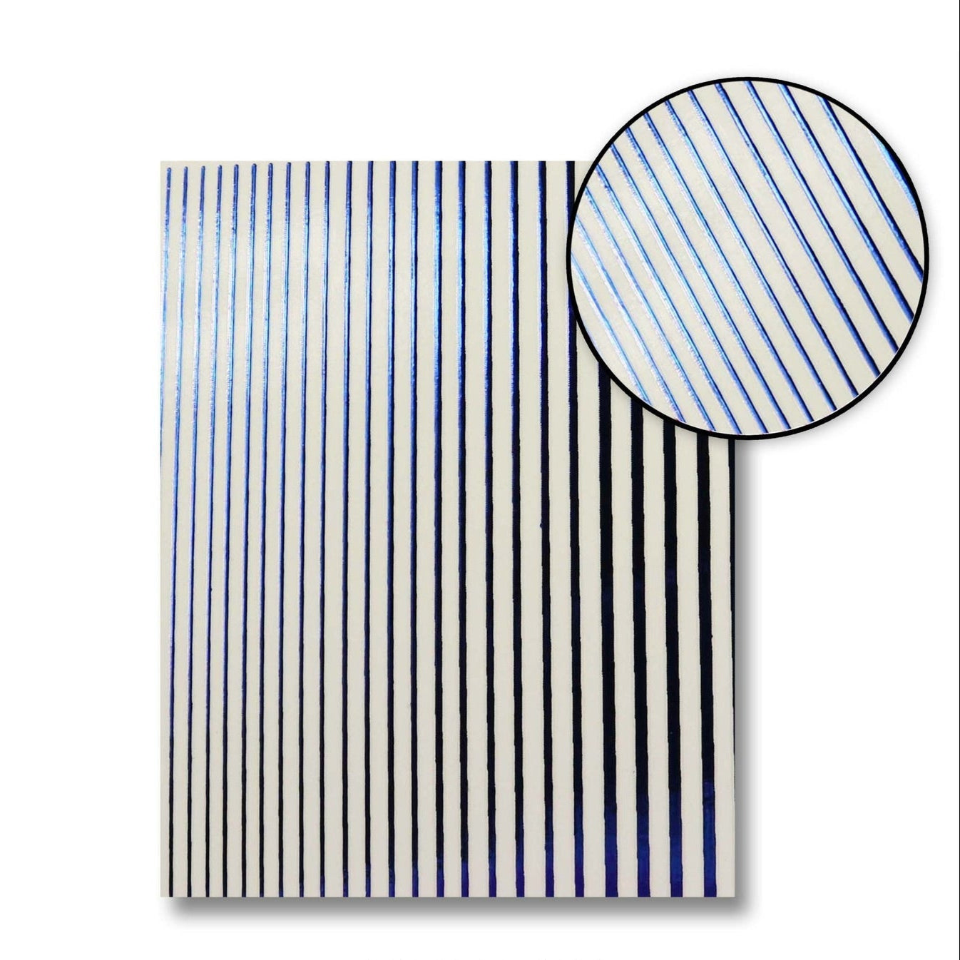 SMOOTH STRIPE NAIL ART STICKER 09 BLEU