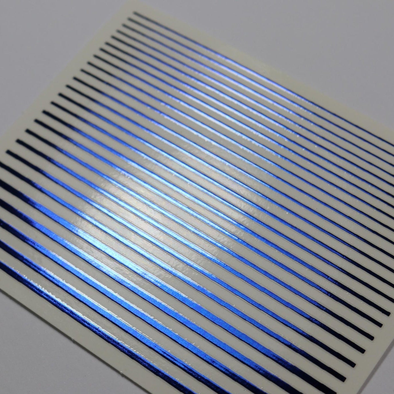 SMOOTH STRIPE NAIL ART STICKER 09 BLEU