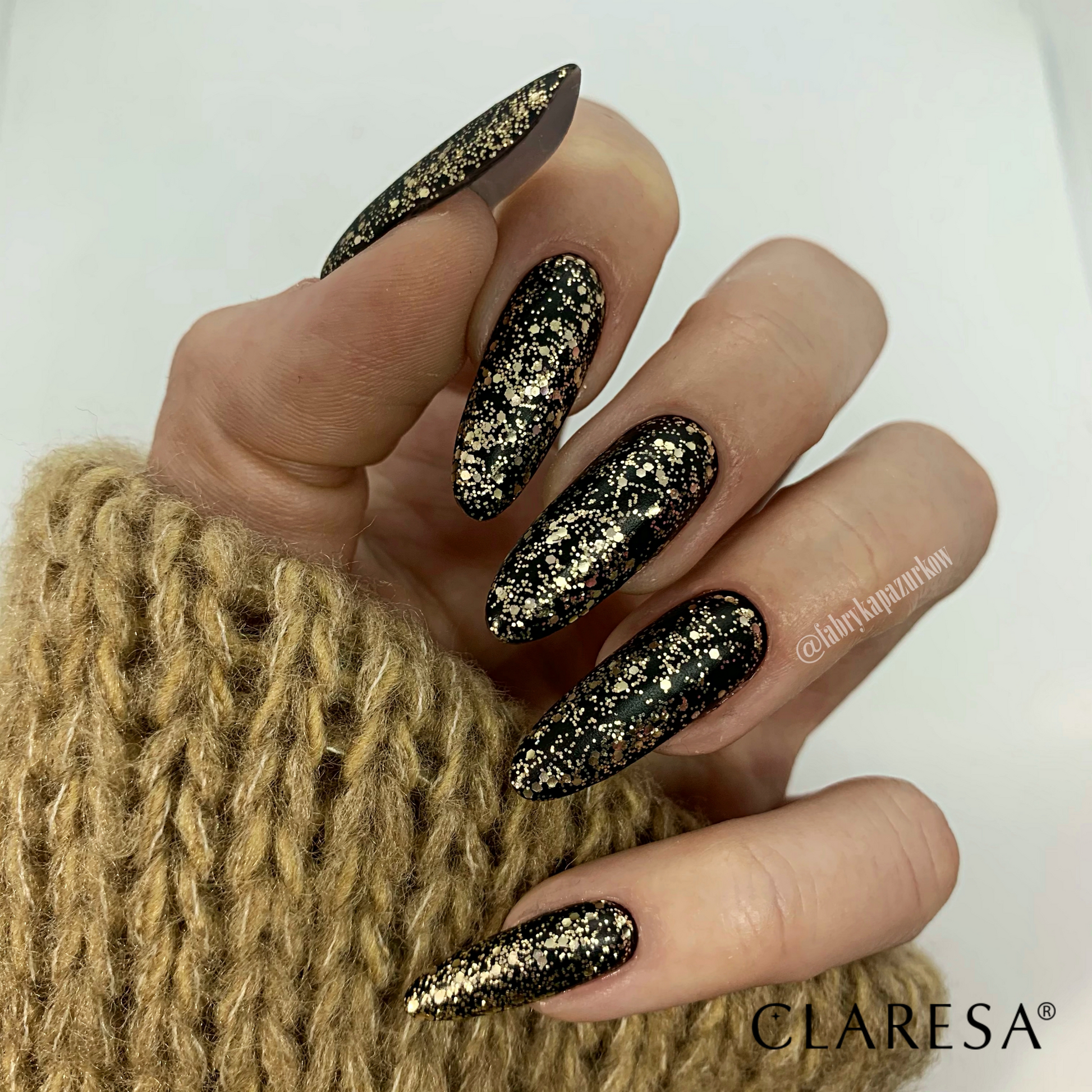 CLARESA LAKIER HYBRYDOWY GLITTER 3 5 g