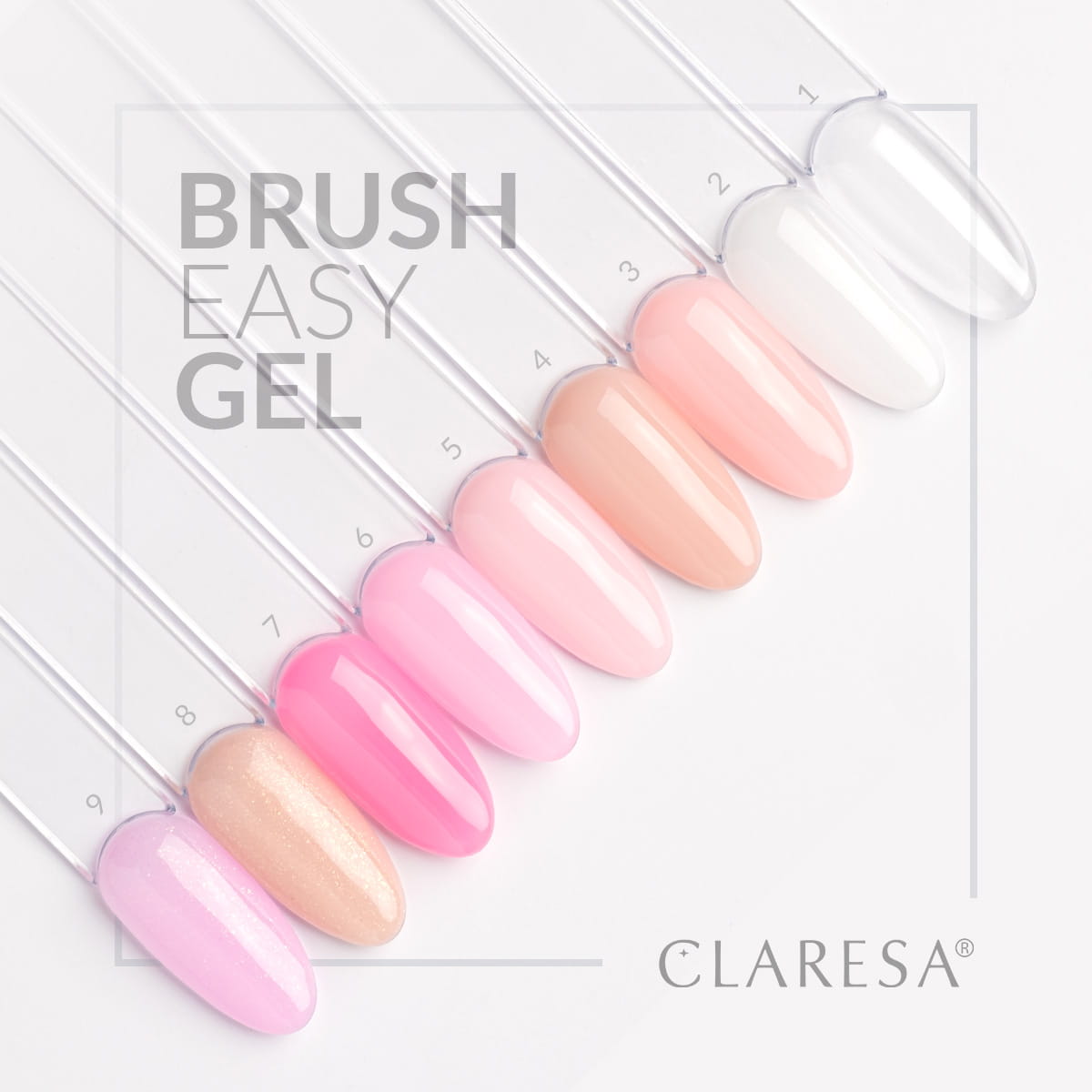 CLARESA BRUSH EASY GEL 3